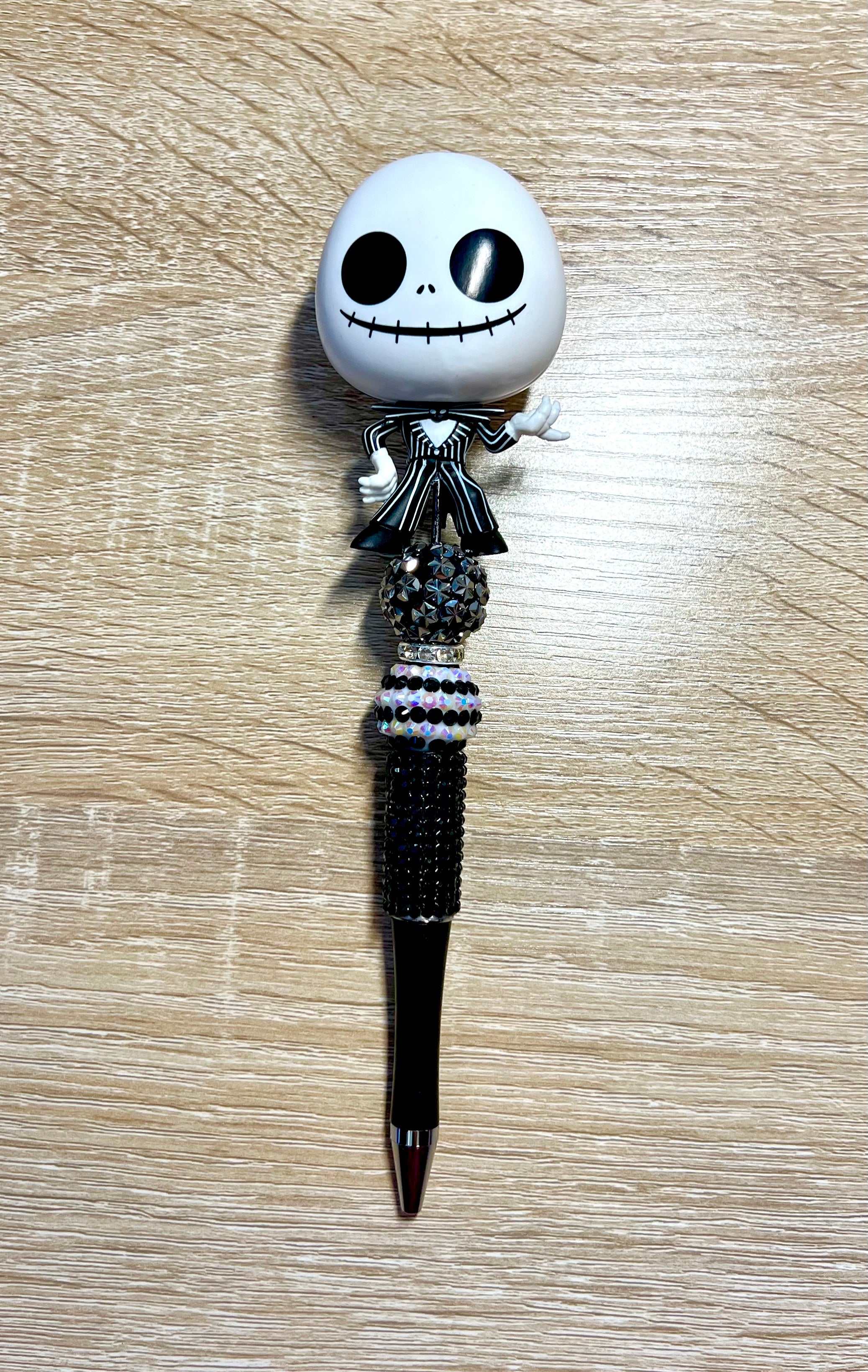 Premium Beaded Jack Halloween Pen with 5 ink refills