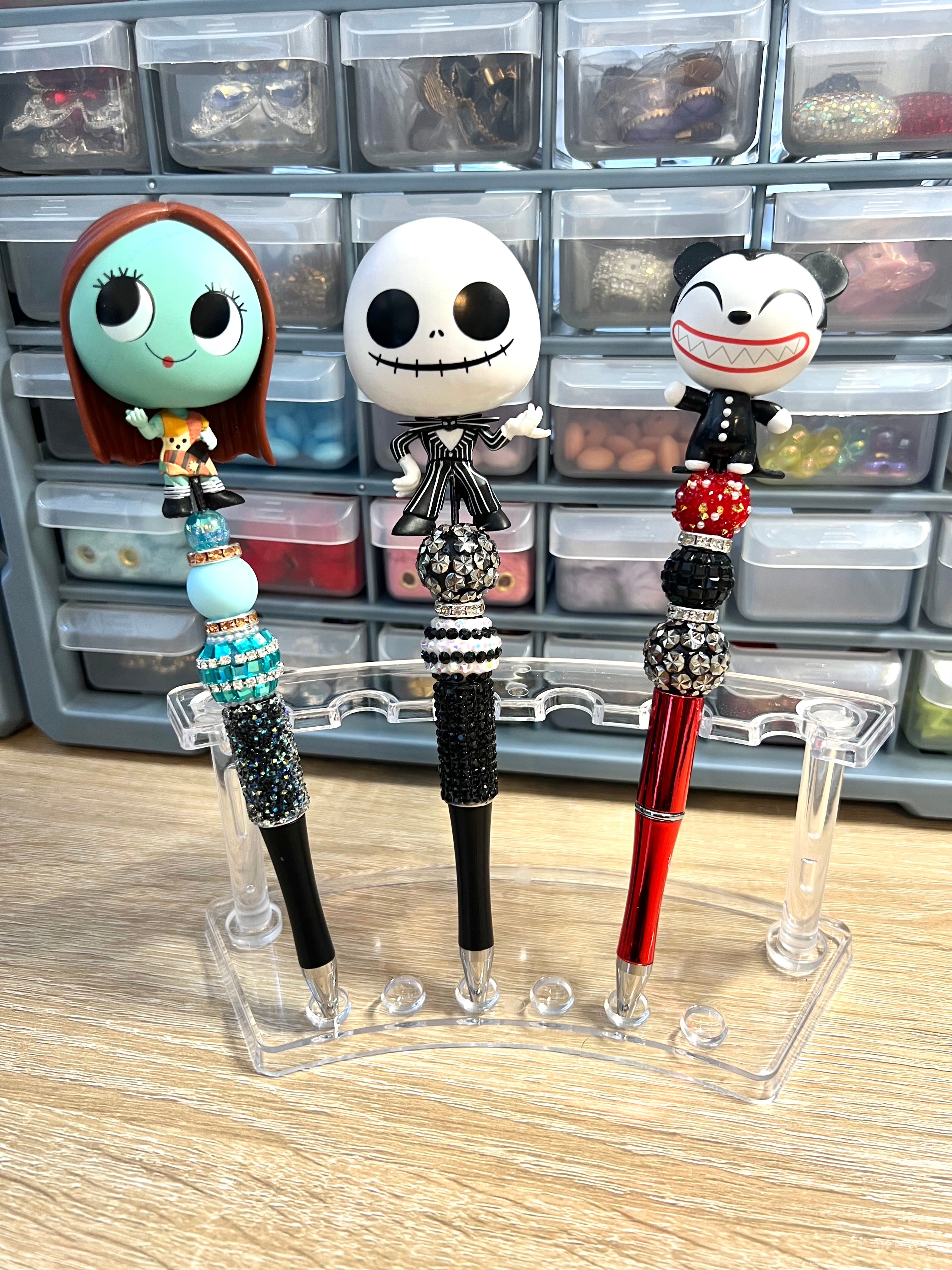 Premium Beaded Jack Halloween Pen with 5 ink refills