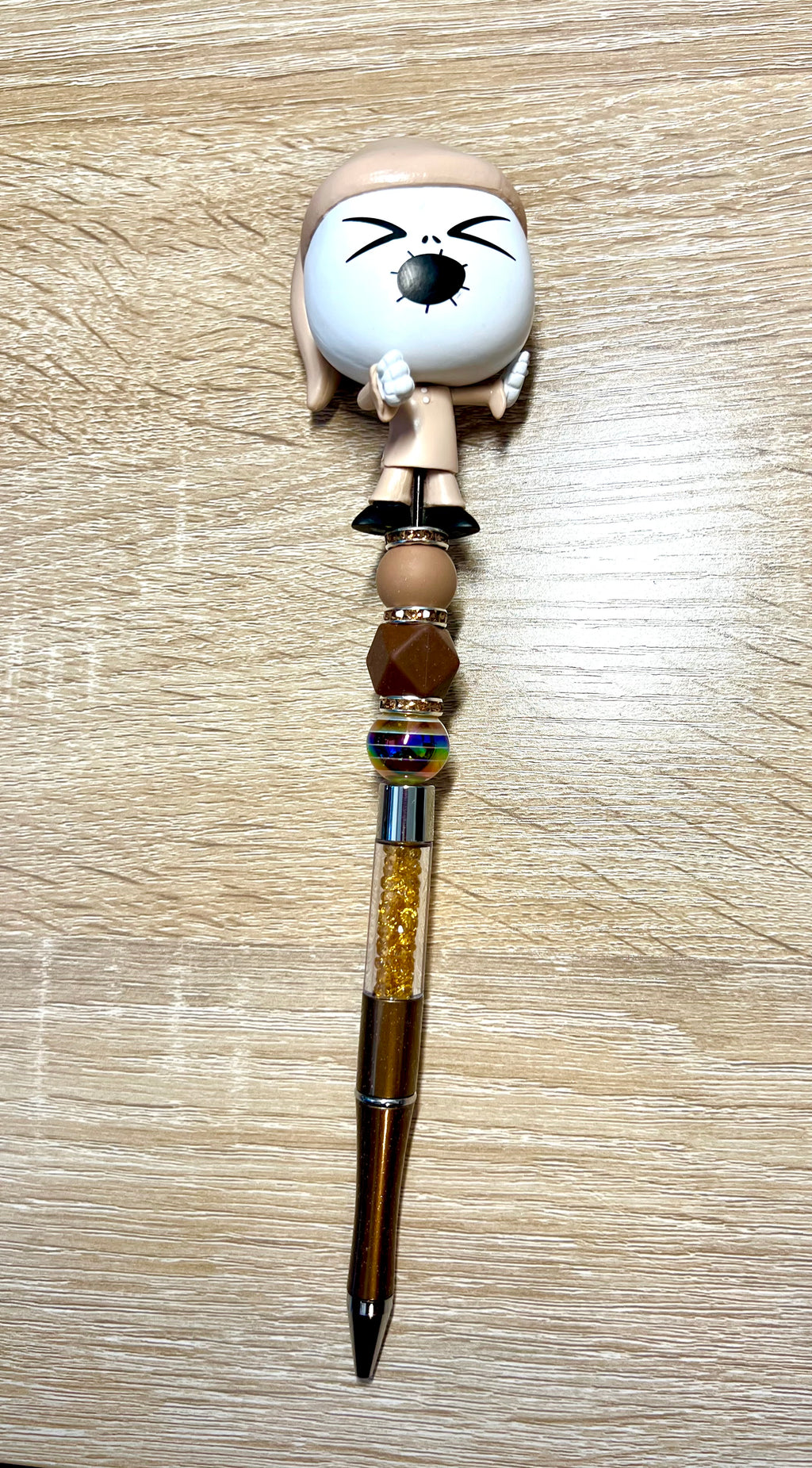 Premium Beaded Zombie Halloween Pen with 5 ink refills