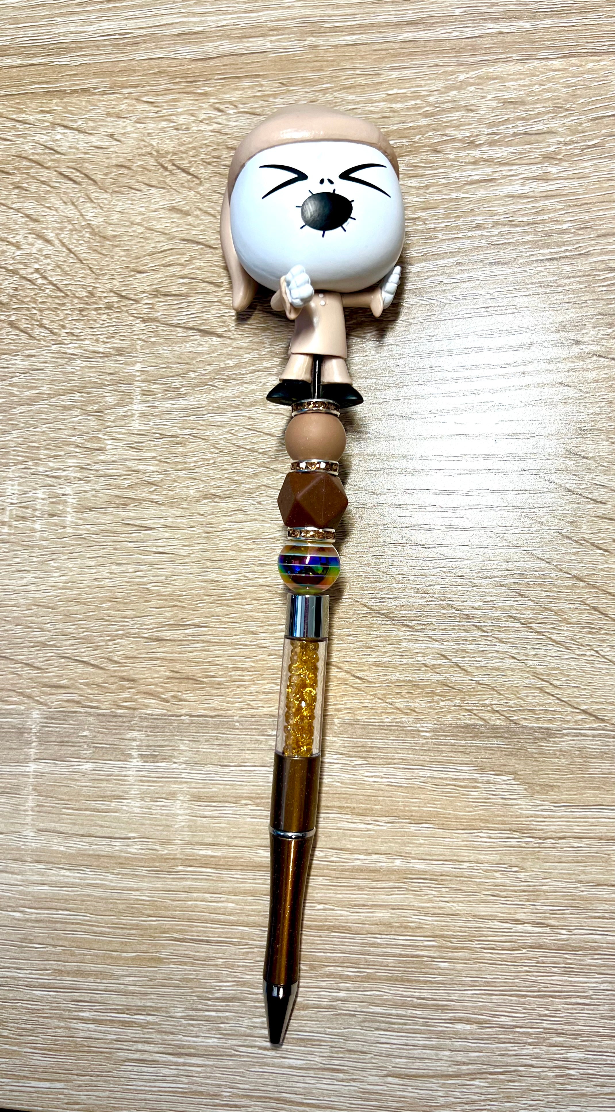 Premium Beaded Zombie Halloween Pen with 5 ink refills