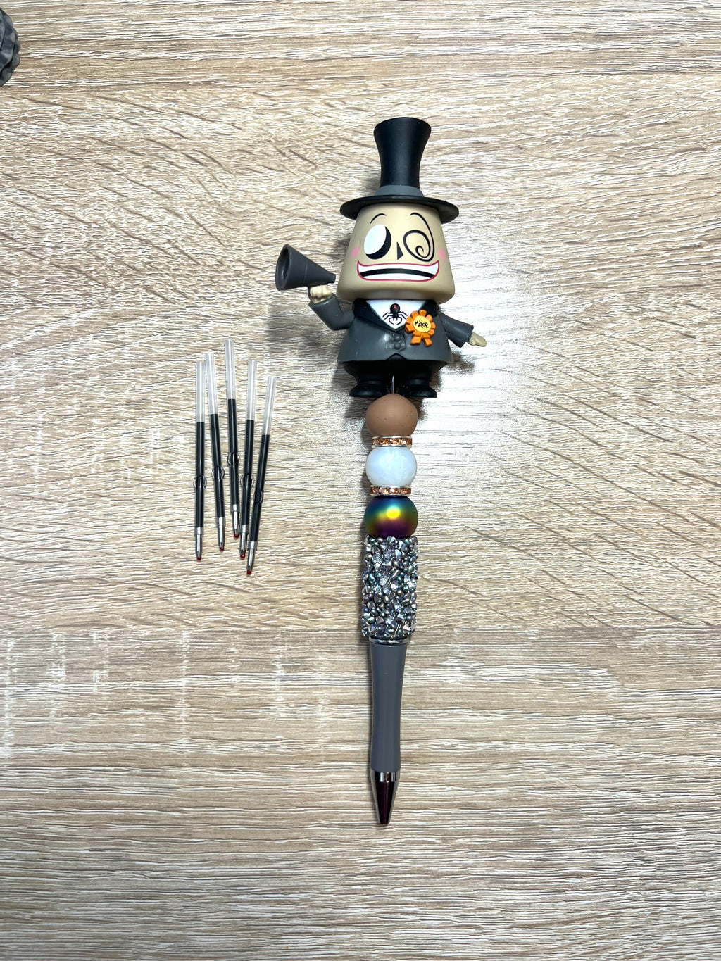 Premium Beaded Mayor Halloween Pen with 5 ink refills